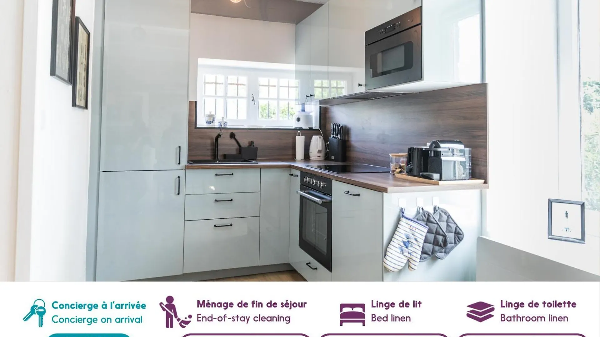 50 M De La Plage - Maison Pour 6 Avec Jardin Treffiagat 0*,